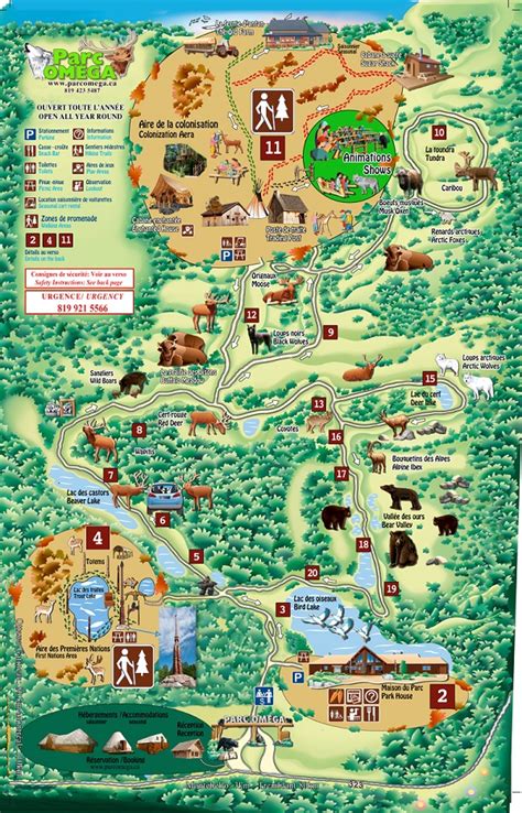 logement parc omega canada|park omega map.